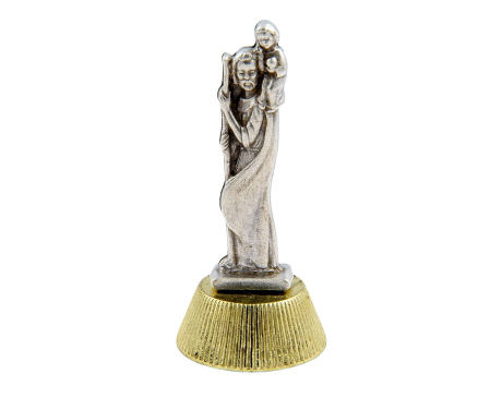 Figurka Metalowa święty Krzysztof do samochodu