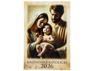 Kalendarz katolicki 2026 Święta Rodzina – religijny kalendarz ścienny na rok 2026