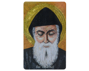 Karta z Modlitwą - Św. Charbel