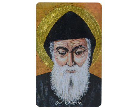 Karta z Modlitwą - Św. Charbel