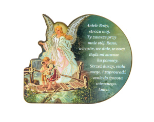 Magnes Anioł Stróż z Modlitwą Aniele Boży