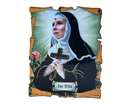 Magnes Święta Rita Sklejka