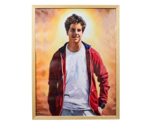 Obraz Carlo Acutis w ramce, format 30 x 40 cm