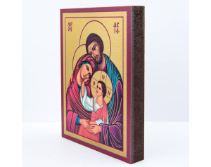 Obrazek z Ikoną ze Świętą Rodziną
