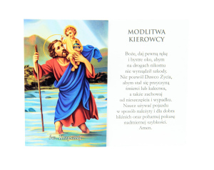 Obrazki ze Świętym Krzysztofem Dla Kierowców