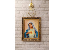 Obraz Serce Maryi 50x70 cm w ozdobnej ramie – elegancka dekoracja z głębią symboliki