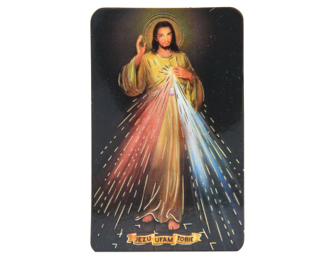 Karta Modlitewna Jezus Miłosierny