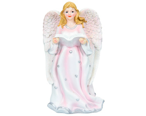 Figurka Anioł z Księgą Różowy