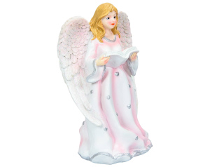 Figurka Anioł z Księgą Różowy