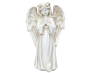 Figura Anioł z Wiankiem 40 cm