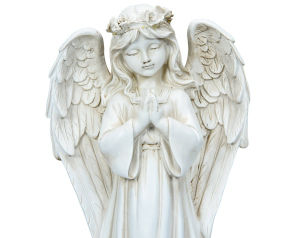 Figura Anioł z Wiankiem 40 cm