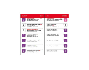 Kalendarz Liturgiczny 2026