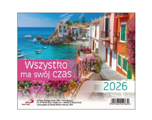Kalendarz Na Biurko 2026 - Wszystko Ma Swój Czas