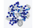 Różaniec do Siedmiu Boleści Matki Bożej niebieski