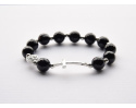 Różaniec bransoletka ONYKS 10 mm