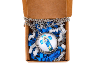 Medalion z Matką Boską Niepokalaną