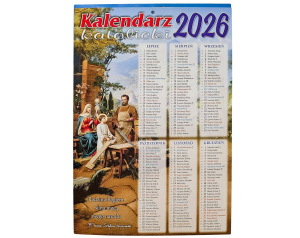 Kalendarz Katolicki Planszowy św. Rodzina 2027