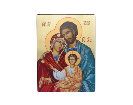 Duża Ikona Świętej Rodziny – Ikona religijna na prezent ślubny, do domu
