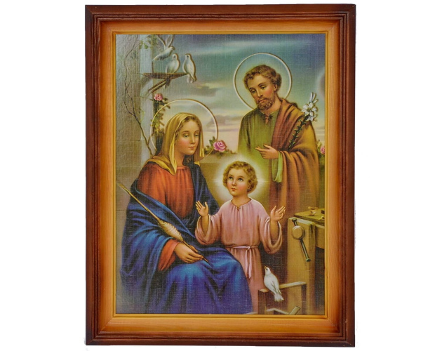 Obraz religijny w Ramie Święta Rodzina 50x70 cm