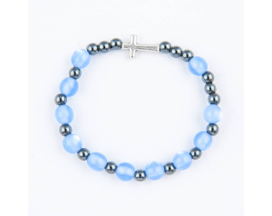 Różaniec Bransoletka Kulka Szafirowy