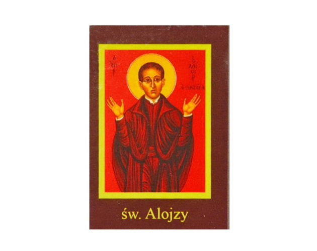 Święty Alojzy - Ikona Patrona