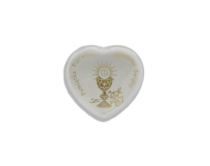 Pudełko na różaniec komunijne serce