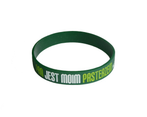 Opaska na rękę Pan jest moim pasterzem ciemnozielony