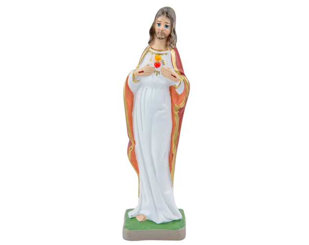 Figurka Serce Jezusa gipsowa 18 cm