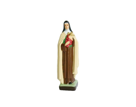 Figurka św. Teresa od Dzieciątka Jezus 18 cm gipsowa