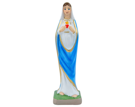 Figurka Serce Maryi gipsowa 18 cm