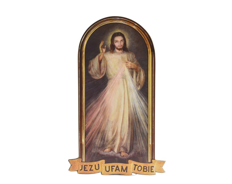 Emblemat na Boże Ciało Jezus Miłosierny (Zestaw 5 szt.) – Ozdoba Procesyjna, Dekoracja Ołtarza