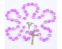 Różaniec Kulka Różowo-Fioletowa