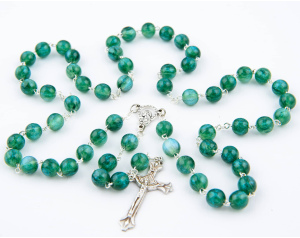 Różaniec Maryjny Kulka Zielony