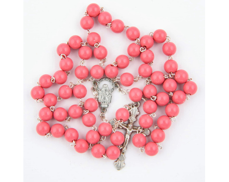 Różaniec Maryjny Kulka Różowy