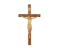 Krzyż Drewniany do Adoracji z rzeźbionym korpusem Jezusa