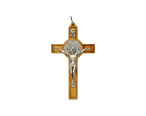 Krzyż św. Benedykta drzewo oliwne prosty