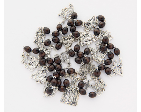 Różaniec Drogi Krzyżowej Brązowa