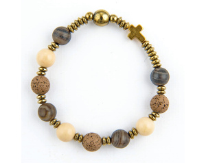 Różaniec Bransoletka z Kryształków Moro