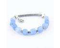 Różaniec Bransoletka Damska 10 Hematyt, Niebieska