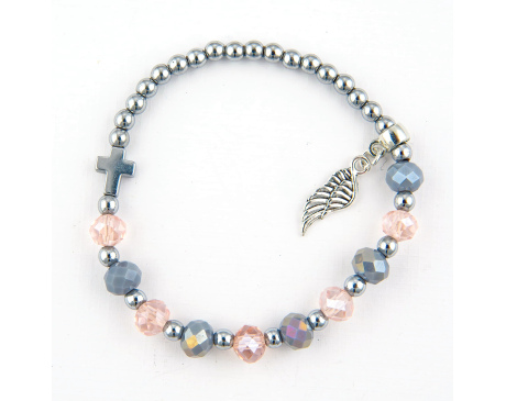 Różaniec Bransoletka na rękę z Kryształków