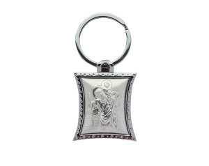 Brelok srebrny św. Krzysztof