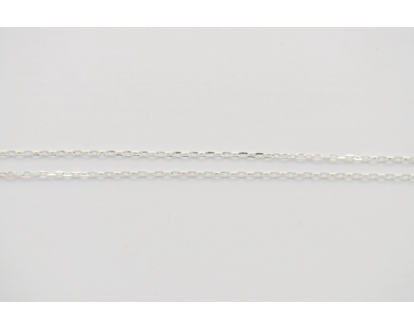 Łańcuszek srebrny ankier diamentowany 50 cm