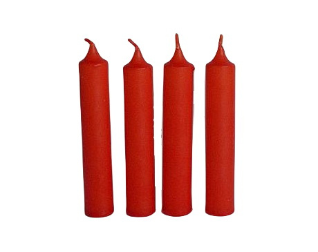 Czerwone Świece Do Wieńca Adwentowego komplet 4 szt