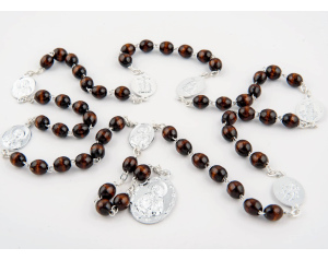 Różaniec do 7 Boleści Matki Bożej Brązowy