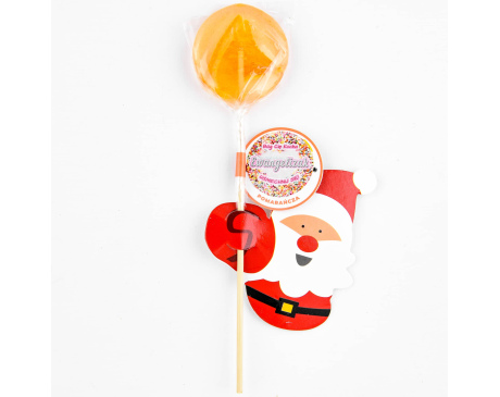 Świąteczny Upominek dla dzieci Ewangelizak Mikołaj, bez cukru pomaranczowy