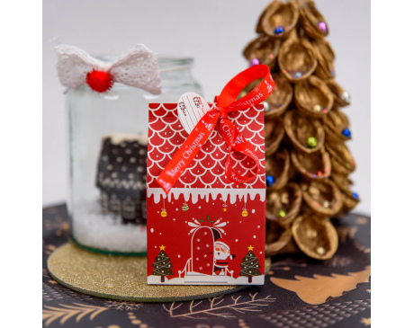 Świąteczny Zestaw krówek na Boże Narodzenia Czerwony Domek