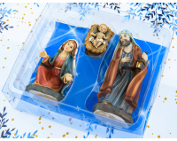 Figurki Świętej Rodziny do Szopki Bożonarodzeniowej - Tradycyjna Dekoracja
