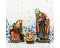 Figurki Świętej Rodziny do Szopki Bożonarodzeniowej - Tradycyjna Dekoracja