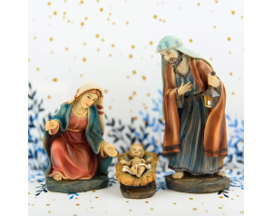 Figurki Świętej Rodziny do Szopki Bożonarodzeniowej - Tradycyjna Dekoracja