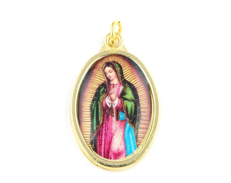 Medalik z Matkę Boską z Guadelupe